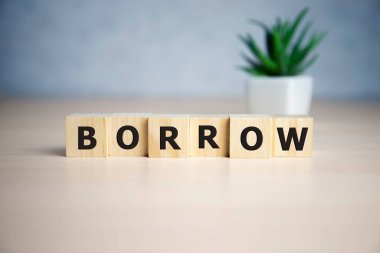 BORROW kelimesi yapı taşlarından yapılmıştır. iş kavramı