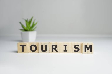 Tahta küplerle ilgili kelime turizmi, iş konsepti geçmişi