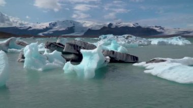 Jokulsarlon Gölü, İzlanda 'nın Güzel Manzarası