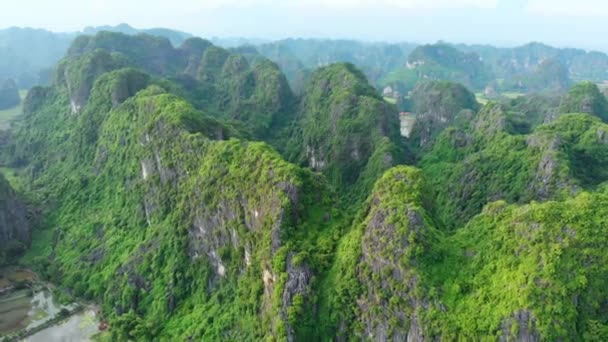 宁滨地区的空中景观 在越南的川南潭旅游胜地 — 图库视频影像