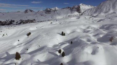 La Plagne 'nin havadan görünüşü 