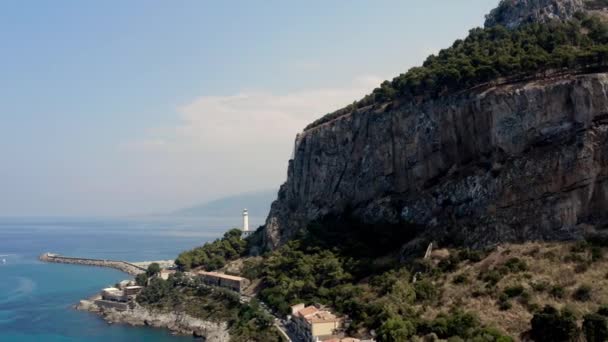 Bella Città Sulla Cima Una Montagna Provincia — Video Stock