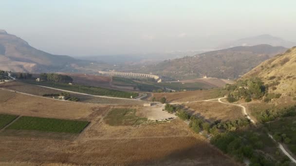 Campos Montanhas Agrícolas — Vídeo de Stock