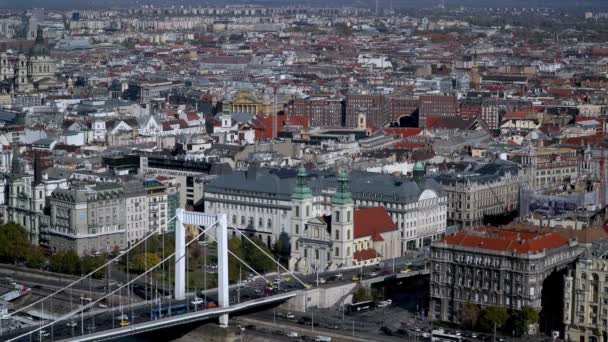 Traffico Sulle Strade Bucarest — Video Stock