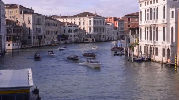 Βίντεο Από Μεγάλο Κανάλι Της Βενετίας — Αρχείο Βίντεο