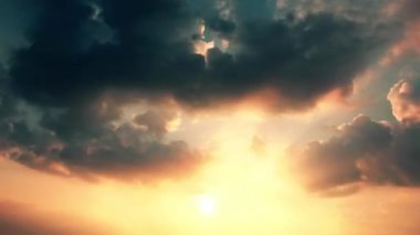 Sunset Nature Timelapse Videosu