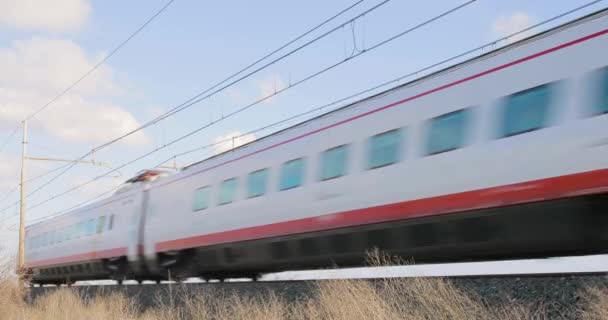 Video Del Tren Alta Velocidad — Vídeos de Stock