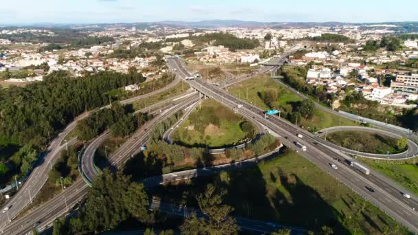 Échange De Routes Occupé à Banlieue, Vue Aérienne 