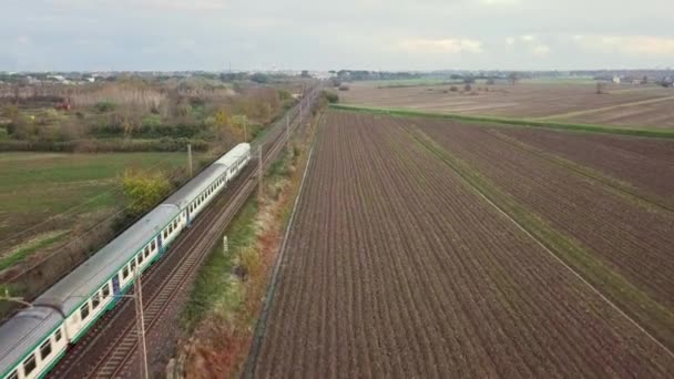 Video Van Fast Speed Train — Stockvideo