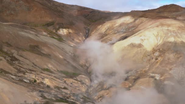 Videó Kerlingarfjoll Geotermikus Területről — Stock videók