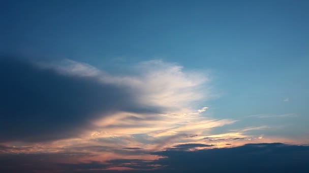 Video Van Zonsondergang Natuur Timelapse — Stockvideo