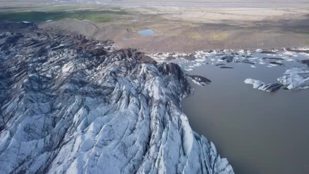 Geleira Svnafellsjkull Islândia — Vídeo de Stock