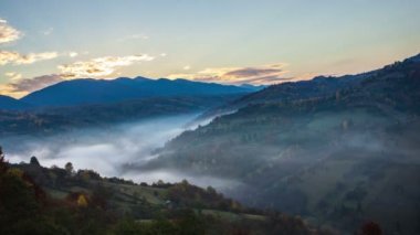 Sisli Gün Doğumu Manzarası Videosu