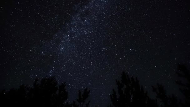 天の川銀河のタイムラプス — ストック動画