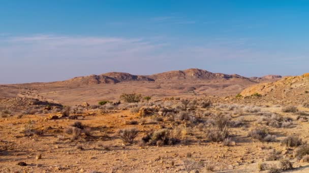 Panorama Sur Les Dunes Sable Colorées Paysage Pittoresque Désert Namibien — Video