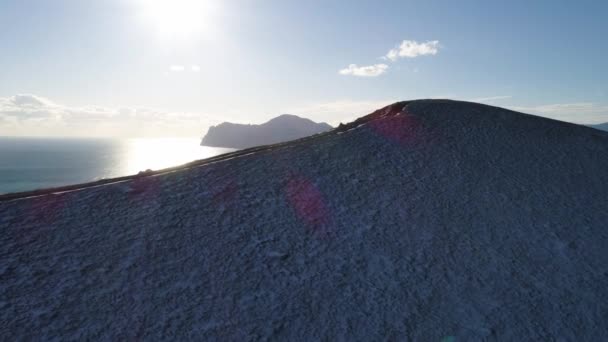 Montaña Nieve Islandia — Vídeo de stock