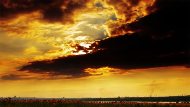 Video Tramonto Paesaggio Timelapse — Video Stock