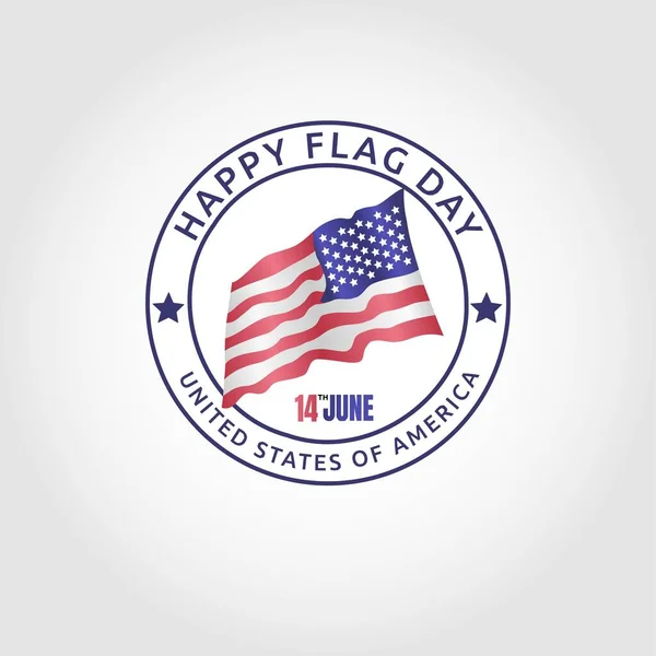 Estados Unidos Día Bandera Vector Ilustración — Archivo Imágenes Vectoriales