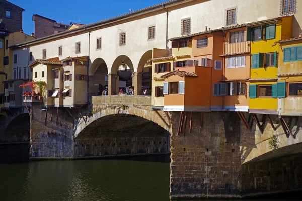 Pohled Ponte Vecchio Florencii Itálie — Stock fotografie