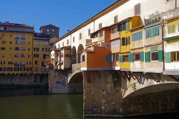Pohled Ponte Vecchio Florencii Itálie — Stock fotografie