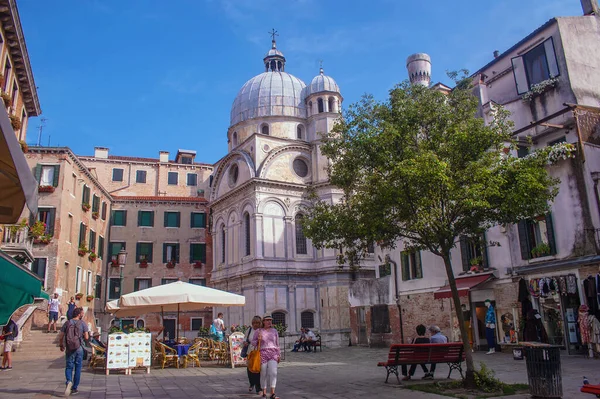 Straße Herzen Venedigs Italien — Stockfoto