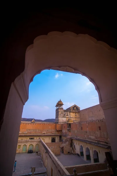 Der Haremsteil Des Palastes Bernstein Fort Jaipur Rajasthan Indien — Stockfoto