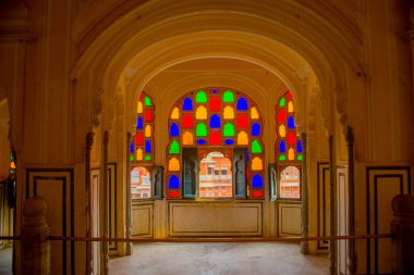 Hawa Mahal Rd, Badi Choupad, JDA Pazar, Pembe Şehir, Jaipur, Rajasthan,