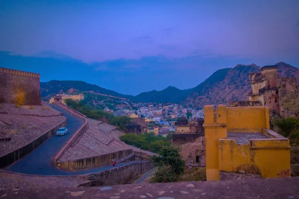 Amber Fort On the Sunset, Jaipur, Rajasthan, Hindistan