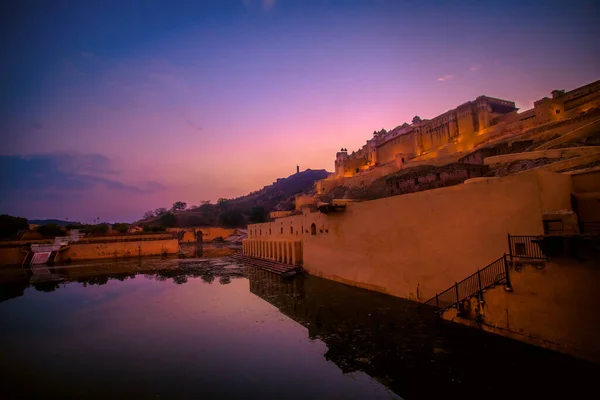 Amber Fort On the Sunset, Jaipur, Rajasthan, Hindistan