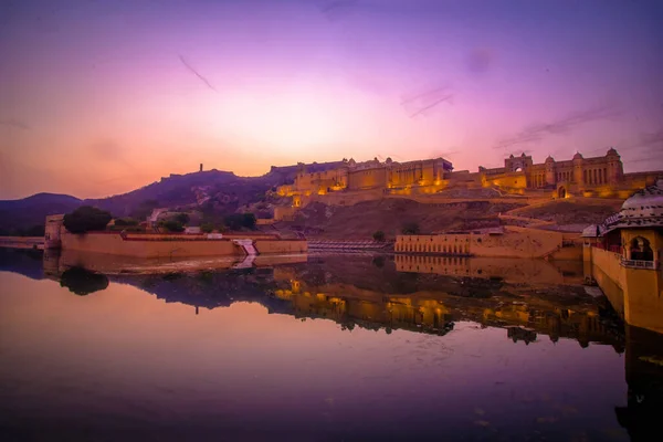 Amber Fort On the Sunset, Jaipur, Rajasthan, Hindistan
