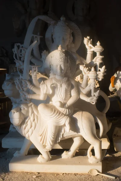 Esculturas Nas Lojas Jaipur Rajasthan Índia — Fotografia de Stock