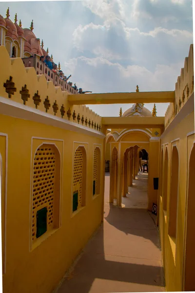 Hawa Mahal Badi Choupad Trh Růžové Město Jaipur Rajasthan — Stock fotografie