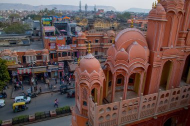 Hawa Mahal Rd, Badi Choupad, JDA Pazar, Pembe Şehir, Jaipur, Rajasthan,