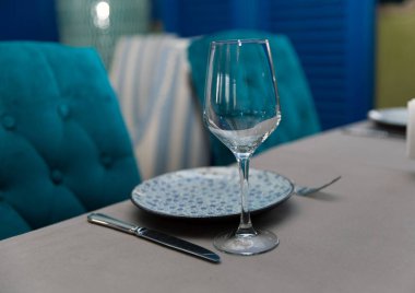 Restoranda servis edilen masanın bir parçası.