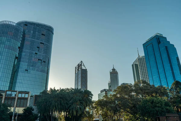 Perth City gökdelenleri Öğleden sonra