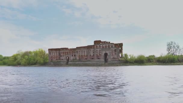 Ancient Stronghold Modlin Poland — Stock Video