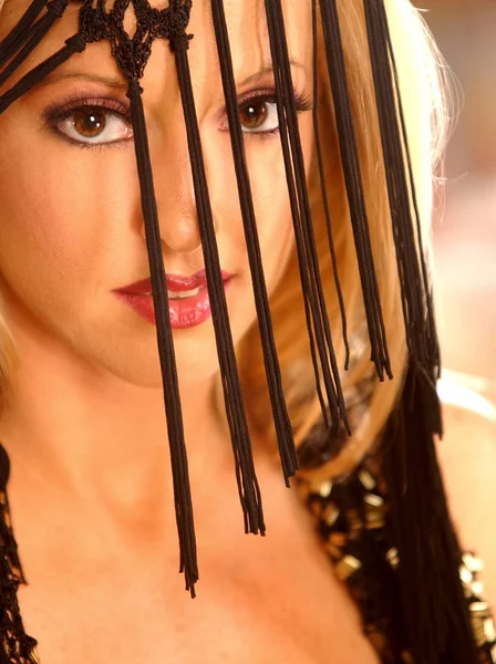Jada Deville Miss Universo Desnudo 2005 Artista Adulta Mujer Rubia — Foto de Stock