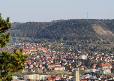 Yürüyüş günü peyzaj doğa şehri jena