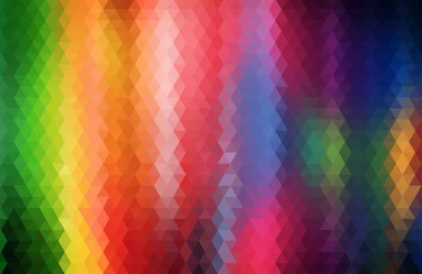 Géométrique coloré, Polygonale, motif triangle — Image vectorielle