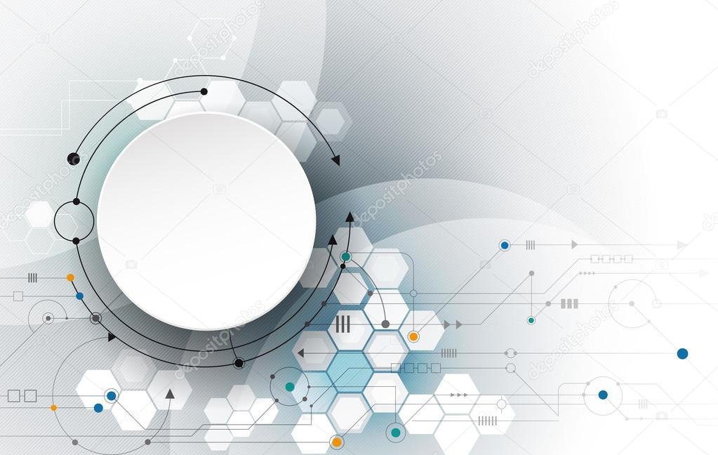 Vector Abstract Technology Futuristic 3d White Paper Circle On Circuit Board Stock Vector C Nongkran Ch 128475868 Technology perspective abstract abstract technology abstract perspective perspective technology backdrop modern template background decoration abstract technology circles with cut paper. https depositphotos com 128475868 stock illustration vector abstract technology futuristic 3d html