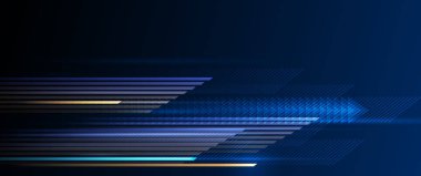 Işık ışını tasviri, mavi ışık çizgisi, hız arkaplanı. Vektör tasarımı soyut, bilim, fütüristik, enerji, duvar kağıdı için modern dijital teknoloji kavramı, afiş arkaplanı