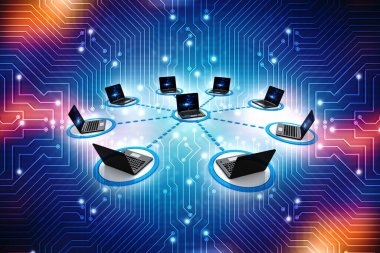 3d görüntüleme Bilgisayar ağı, Globe ile bilgisayar ağı, İnternet İletişim arkaplanı