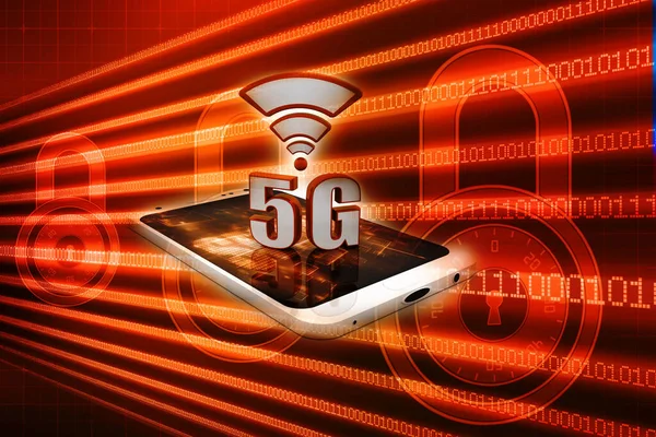 5G Network Internet Mobile Wireless Business concept, 5G internet Connection Concept, Internet Communication Concept