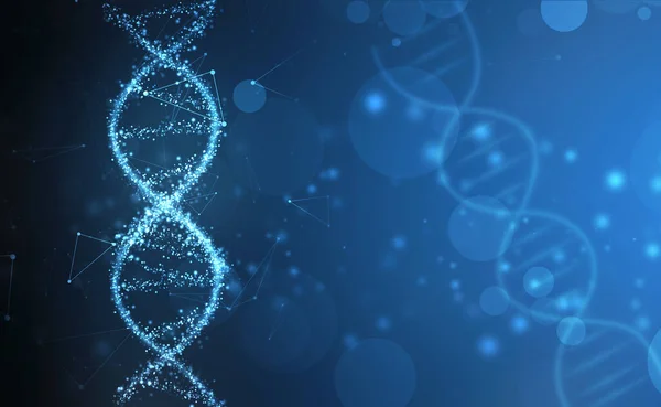 Dna Structuur Abstracte Medische Gezondheidszorg Achtergrond Abstract Technologie Wetenschapsconcept Dna — Stockfoto