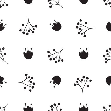 Siyah ve beyaz soyut desen