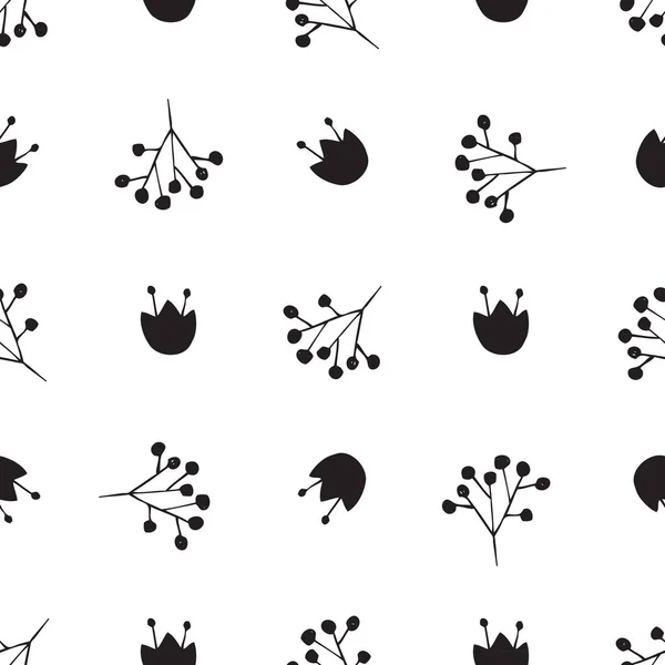 Zwart-wit abstract patroon — Stockvector