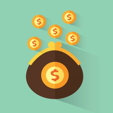 az erszényt a dollár