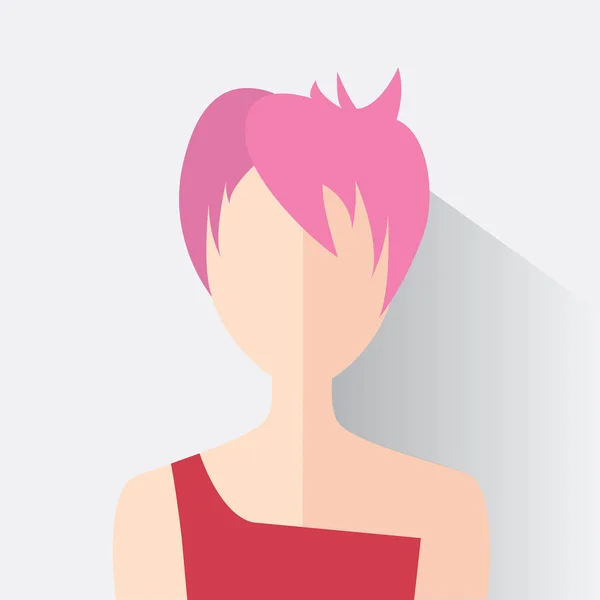 Avatar femme design — Image vectorielle