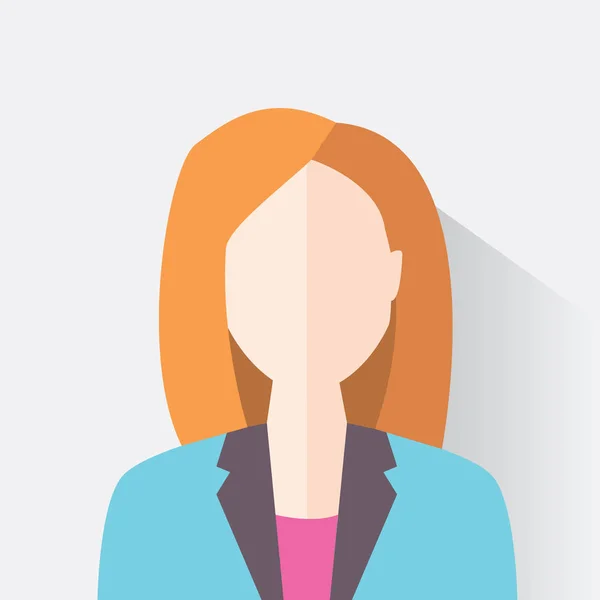 Diseño de mujer avatar — Vector de stock