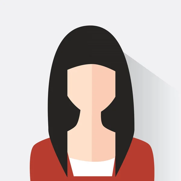 Avatar vrouw ontwerp — Stockvector